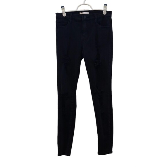 PacSun Distressed Perfect Fit Jeggings Black Size 26 - Picture 2 of 7